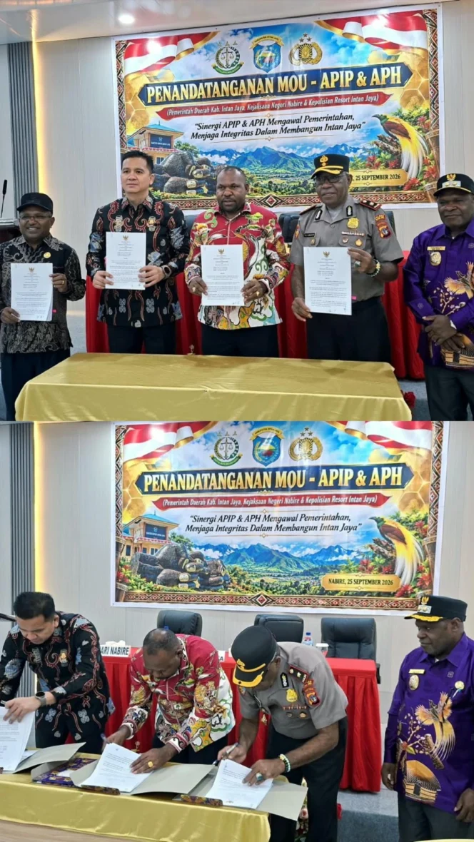 
					Polres Intan Jaya, Pemkab dan Kejari Nabire Perkuat Sinergi Penanganan Pengaduan Pemerintahan